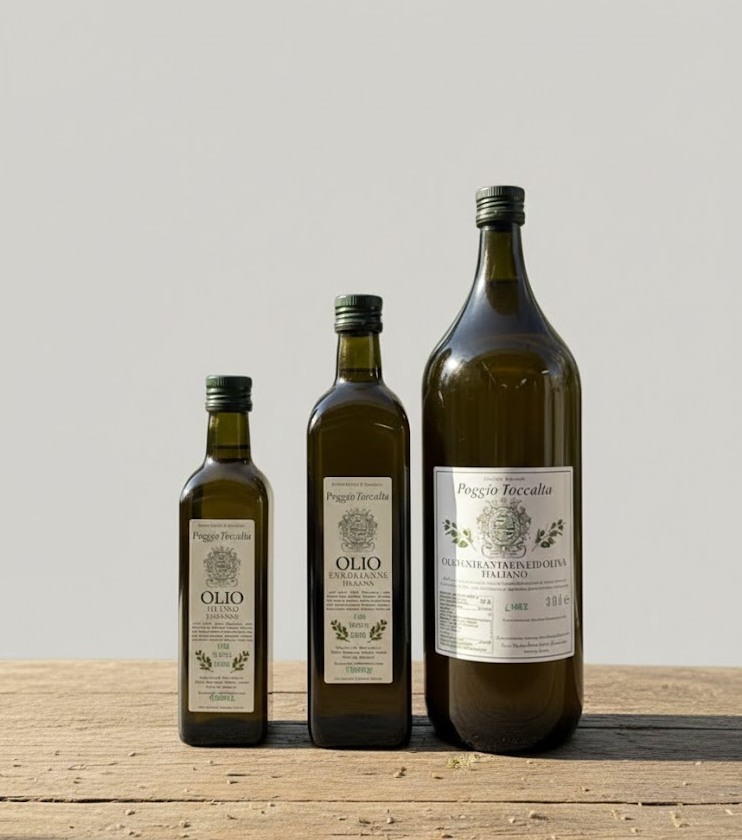 Bottiglie Olio Poggio Toccalta